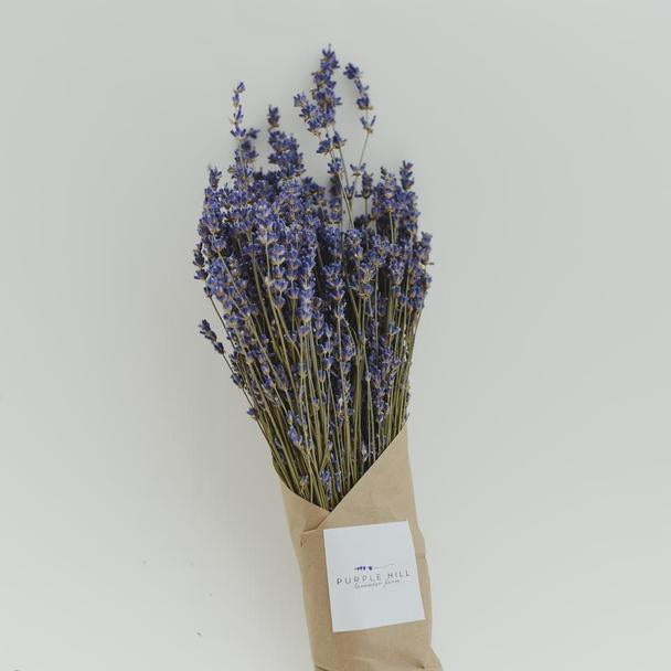 Dried lavender bundle